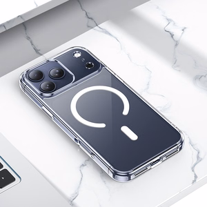 Borofone dėklas BI5 Ice Shield Magnetic Iphone 17 Pro skaidrus