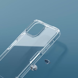 Nillkin Nature Pro dėklas telefonui iPhone 14 Plus, šarvuotas dangtelis, permatomas