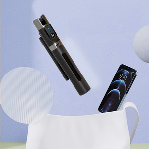 Asmenukių lazda - su nuimamu bluetooth nuotolinio valdymo pultu, trikoju ir 2 LED šviesomis - P96D-2 JUODA