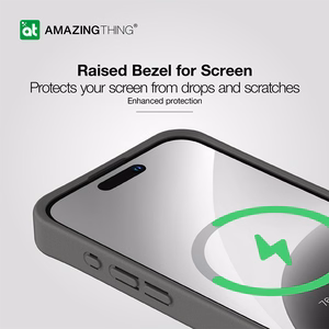 Amazing Thing Matte Pro magnetinis dėklas MagSafe 12FT IP156.7PMPBK iPhone 15 Pro Max juodas