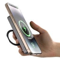 Dudao K28S 20W PD 5000mAh Išorinė baterija su Magnetine funkcija ir stovu - pilka