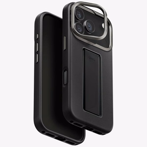 Uniq Heldro Pro Magclick įkrovimo dėklas telefonui iPhone 17 Pro - juodas