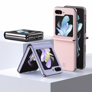 Dėklas Dux Ducis Bril Samsung F731 Z Flip5 5G rožinis