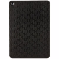 Karl Lagerfeld Saffiano Monogram Ikonik Dėklas iPad 10.2" 2019 (7-oji karta) Folio magnet Allover Cover - juodas