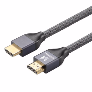 Kabelis (m) HDMI 2.1 8K 60 Hz 48 Gbps / 4K 120 Hz / 2K 144 Hz 2 m sidabrinis (WHDMI-20)