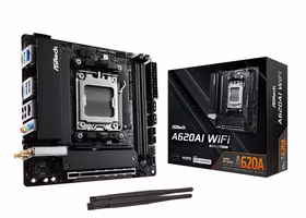 Asrock A620AI WiFi AMD A620A AM5 lizdas „mini ITXs“