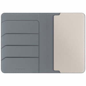 Uniq Belmont RFID Blokavimo Paso dėklas - žalia/dramblio kaulo