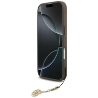 Guess 4G Charms Collection Magnetinis dėklas telefonui iPhone 17 - rudas