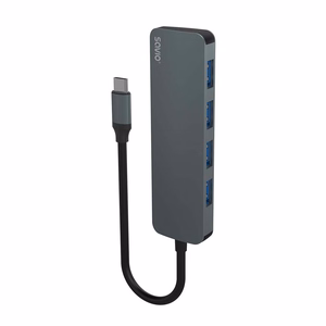 SAVIO USB-C šakotuvas - 4 x USB-A, AK-54