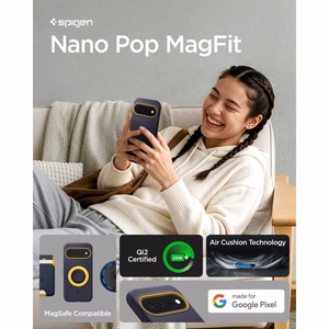 Spigen Nano Pop MagSafe dėklas, skirtas Google Pixel 11, tamsiai mėlynas