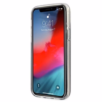 Guess GUHCP12SPCUGLSBL iPhone 12 mini 5.4" mėlynas/mėlynas kietas dėklas Glitter Gradient Script