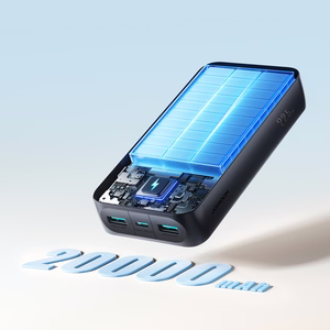Joyroom JR-PBF14 Pro išorinė baterija 22.5W 20000mAh su skaitmeniniu ekranu 2x USB-A 1x USB-C - juoda