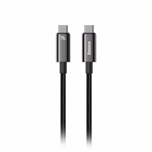 USB kabelis Baseus Tungsten 240W USB-C to USB-C 1.0m juodas CAWJ040001