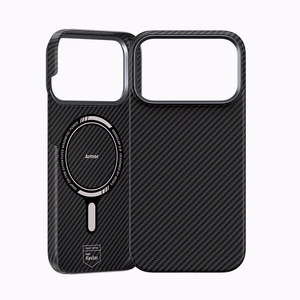 Benks Magnetic Armor Air Kevlar Чехол Metal Frame 600D (0070) для Iphone 17 Pro Max чёрный
