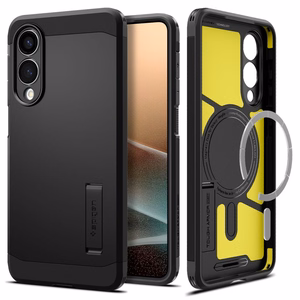 Spigen Tough Armor MagSafe dėklas Samsung Galaxy S25 Edge - Juodas