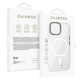 Liavec Hybrid Magnetinis permatomas dėklas telefonui Iphone 15