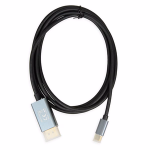 iBox ITVCDP4K vaizdo laido adapteris 1.8 m USB Type-C DisplayPort juodas