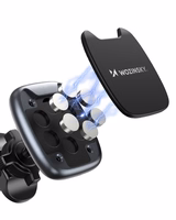 Wozinsky WUMTK magnetinis telefono laikiklis automobilio oro angai - juodas