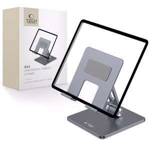 Tech-Protect Z11 universalus stovas planšetėms iki 13" - pilkas