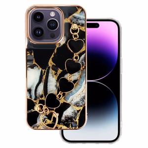 Madingas dėklas telefonui Iphone 14 Plus dizainas 1 juoda