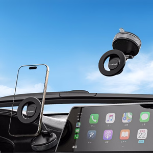 Dudao F24X MagSafe Compatible Car Holder with Suction Cup - Juodas