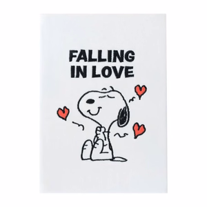 Snoopy Love Season A5 užrašų knygelė pliušiniu viršeliu