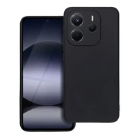 Matinis dėklas telefonui XIAOMI Redmi Note 14 4G (GLOBAL - 164,84mm x 78,15mm x 8,16mm) juodas