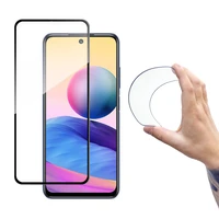 Wozinsky Pilnas padengimas Flexi Nano stiklas hibridinis apsauginis stiklas su rėmeliu Xiaomi Redmi Note 10 5G juodas