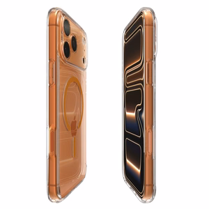 Spigen Ultra Hybrid MagSafe Dėklas iPhone 17 Pro - Clear Oranžinis