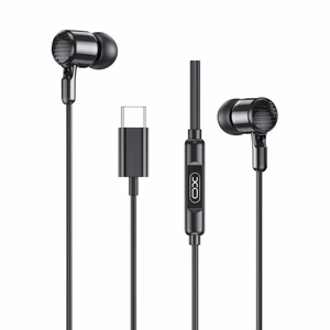 XO laidinės ausinės EP81 USB-C juodos