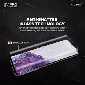 UV PRO Grūdintas stiklas X-ONE - Samsung Galaxy Note 9 (dėklo draugiškas)