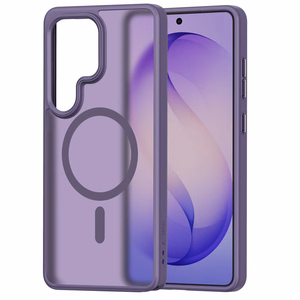 Tech-Protect Magmat MagSafe Case for Samsung Galaxy S26 Ultra - Matte Purple