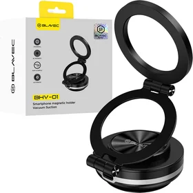 Blavec Automobilio laikiklis BHV-01 elektrinis, vakuuminis, magnetinis (BHV01-EPMB) juodas