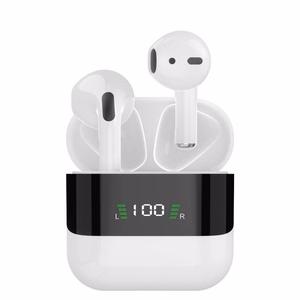 Bluetooth laisvų rankų įranga Dudao U15S Balta (su LED ekranu)