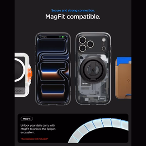 Spigen Ultra Hybrid MagSafe Zero One dėklas iPhone 18 Pro Max / 17 Pro Max, juodas