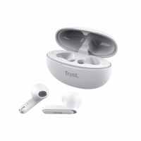 Trust Yavi - belaidis Earbuds Bluetooth TWS with Charging dėklas & ENC (baltas)