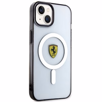 Ferrari FEHMP14SURKT iPhone 14 6.1" skaidrus kietas dėklas telefonui kontūrinis magnetinis (MagSafe)
