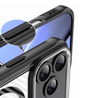 Defender Carbon Mag case for iPhone 17 Pro Max 6,9" black