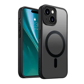 Etteri matinis magnetinis dėklas (m) telefonui iPhone 13 6,1 - juodas (m)