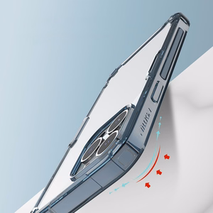 Nillkin Nature Pro dėklas telefonui iPhone 14 Pro, šarvuotas dangtelis, mėlynas