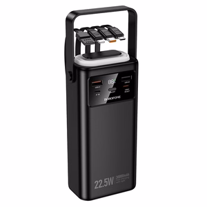 Išorinė baterija Power Bank Borofone BJ65 22.5W 30000mAh juoda