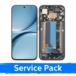 Ekranas skirtas Xiaomi Poco X8 Pro su rėmeliu / Black / (Service Pack)