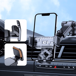 Joyroom automobilinis išmaniojo telefono laikiklis prietaisų skydeliui juodas (JR-ZS283)