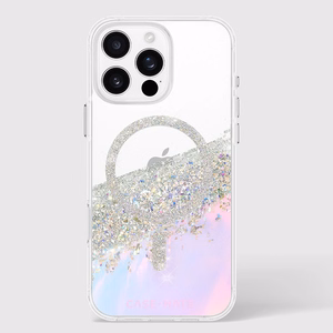 Case-Mate Karat MagSafe dėklas, skirtas iPhone 16 Pro Max, holografinis „Soap Bubble“