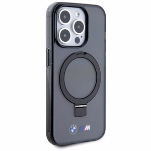 BMW žiedo stovas M kolekcija Magnetinis dėklas telefonui iPhone 15 Pro - juodas