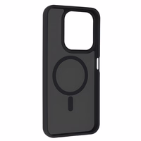 Pilnas matinis magnetinis dėklas Xiaomi Redmi 15C 4G/5G juodas