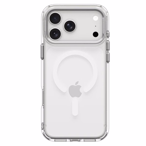 Spigen Ultra Hybrid Optik S MagSafe dėklas iPhone 18 Pro Max / 17 Pro Max, skaidrus sidabrinis