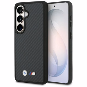 BMW dėklas Magnetic Kevlar su Logo skirtas Samsung Galaxy S26 juodas