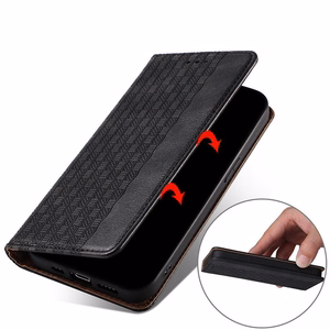 Magnetinis dėklas telefonui su dirželiu, pinigine ir mažu pakabuku (Xiaomi Redmi Note 11 Pro) - juodas
