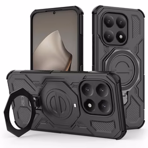 Tech-Protect TacticStand MagSafe deklas, skirtas Xiaomi 15T - Juodas